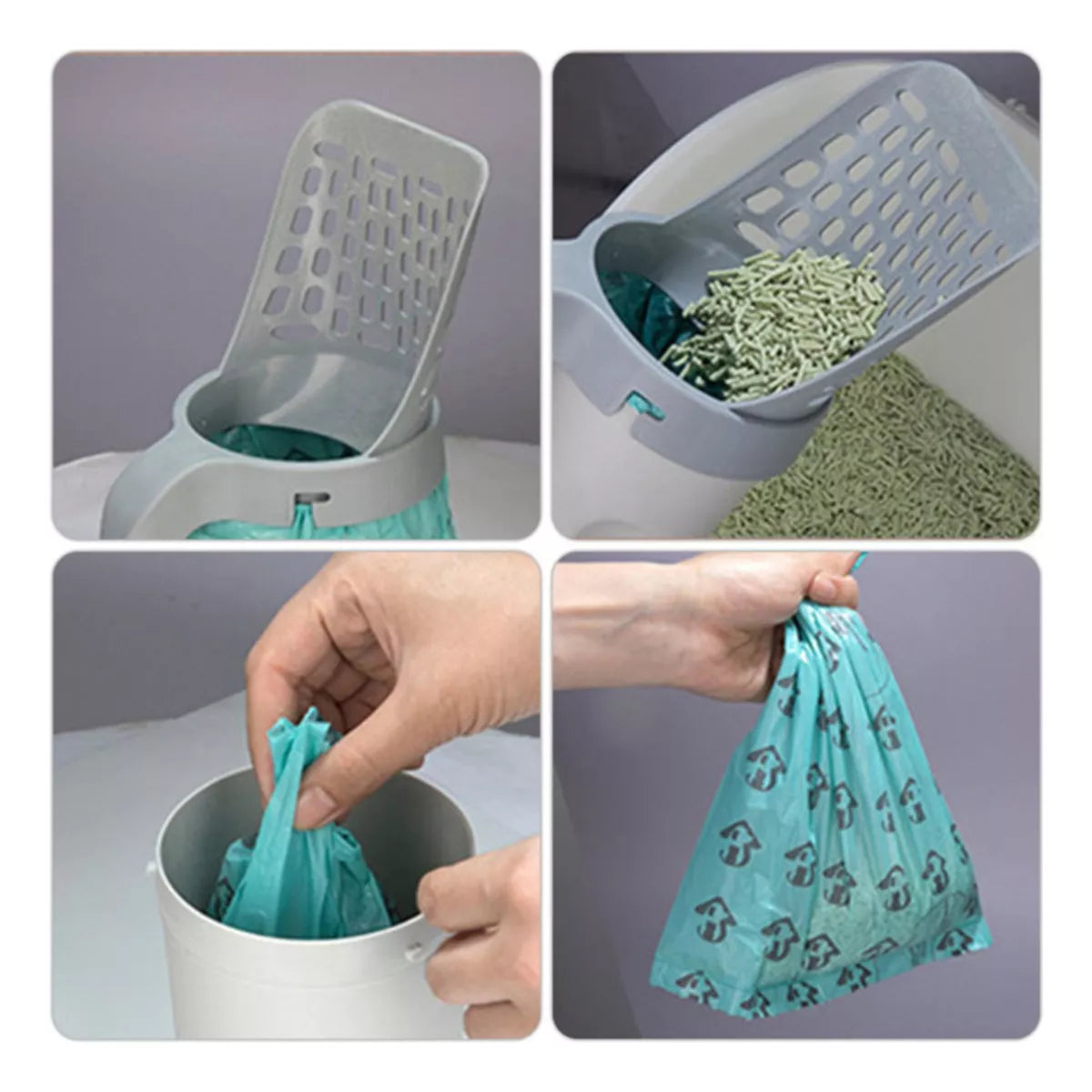 🐾 Pala KittyPro®: Recogedor De Arena Para Gatos Multifuncional