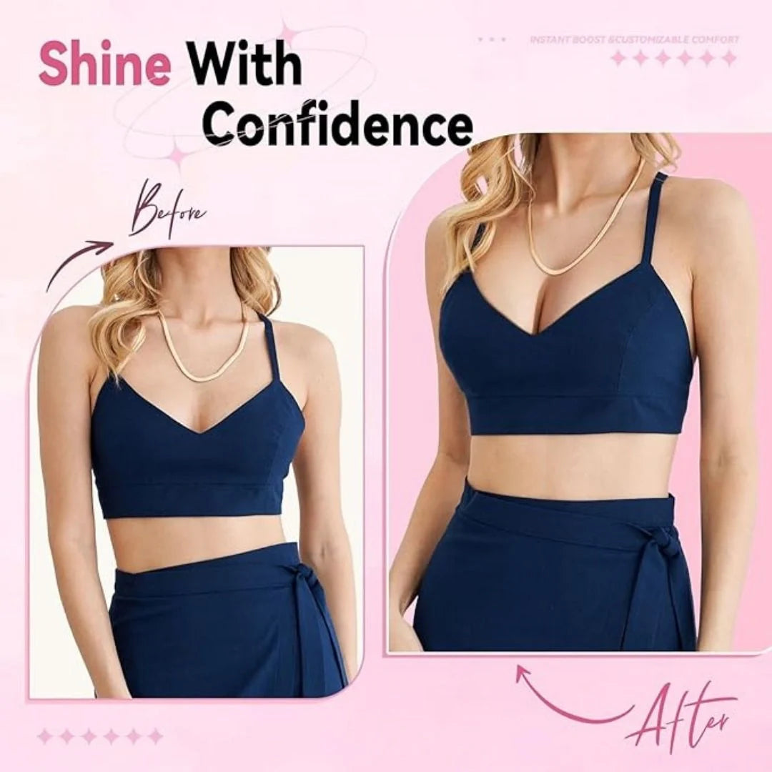 CURVY POP Ultra Push Up Sujetador Adhesivo de Doble Cara
