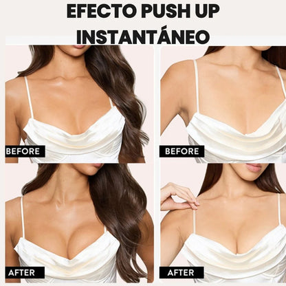 CURVY POP Ultra Push Up Sujetador Adhesivo de Doble Cara