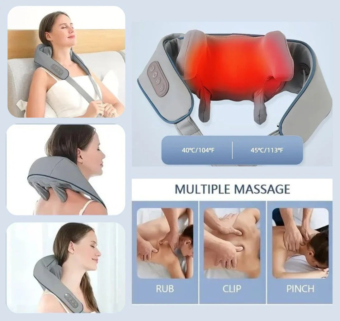 UltraRelax®: Masajeador De Cuello y Espalda Térmico