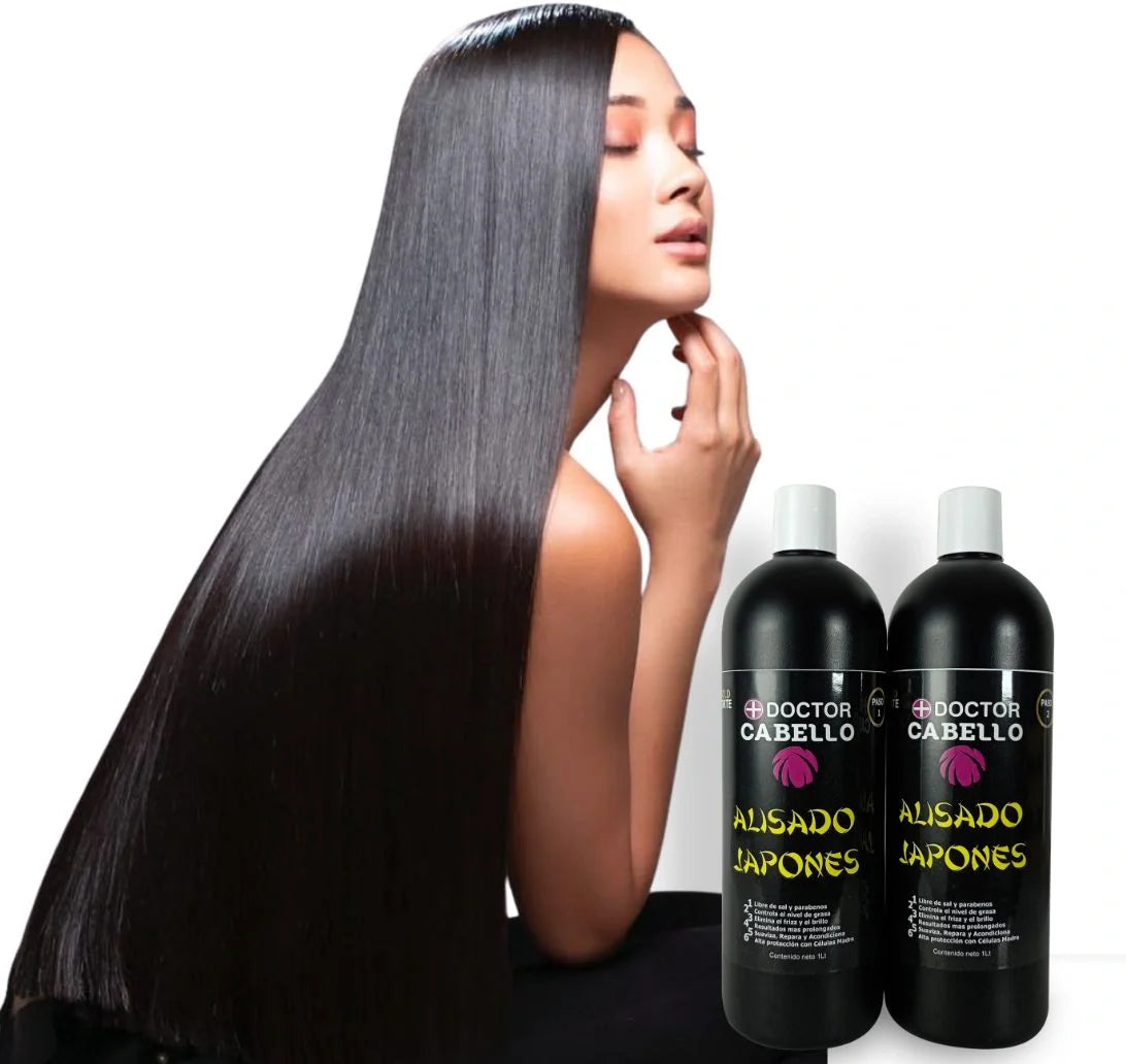 Alisado Japonés Profesional DR CABELLO (Tratamiento y shampoo)