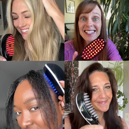 Cepillo Tratamiento Capilar - GlowTherapy® + Aceite VitaOil®