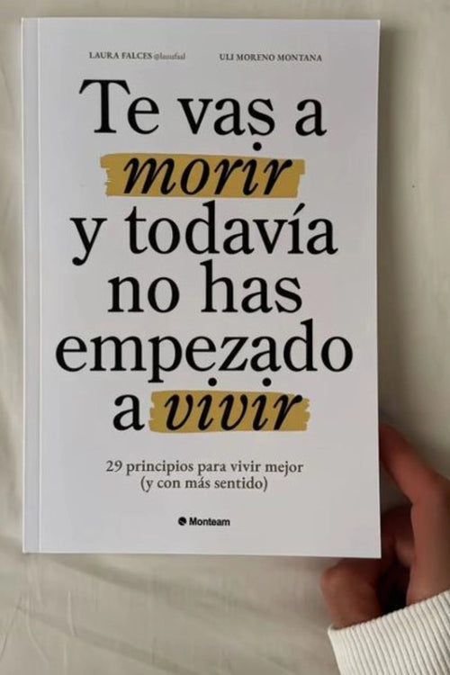 ¡EL LIBRO QUE TE HACE REPLANTEARTE TU VIDA! “Deja de sobrevivir. Empieza a vivir.”