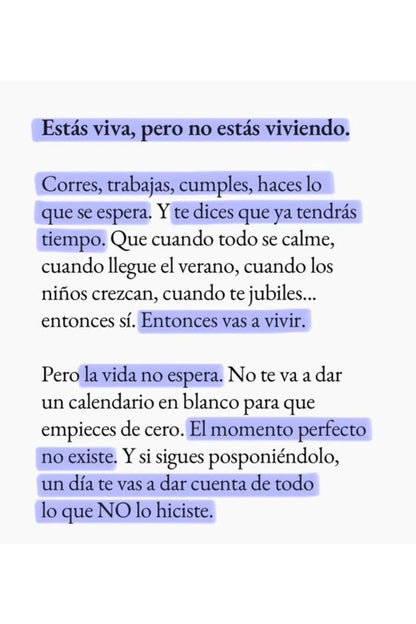 ¡EL LIBRO QUE TE HACE REPLANTEARTE TU VIDA! “Deja de sobrevivir. Empieza a vivir.”