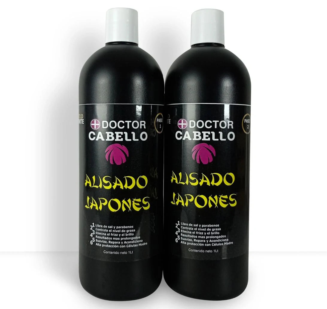 Alisado Japonés Profesional DR CABELLO (Tratamiento y shampoo)