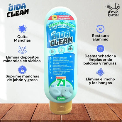 DESMANCHADOR DE VIDRIOS ✨DIDA CLEAN EFECTO DIAMANTE