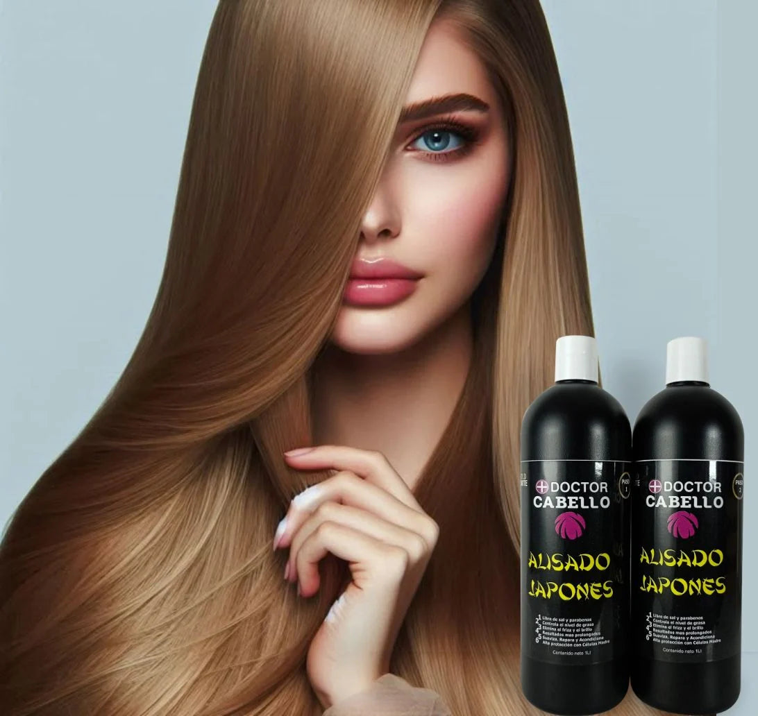 Alisado Japonés Profesional DR CABELLO (Tratamiento y shampoo)