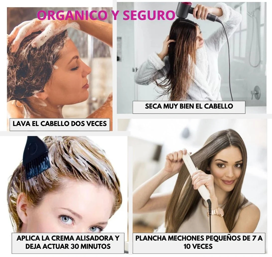 Alisado Japonés Profesional DR CABELLO (Tratamiento y shampoo)