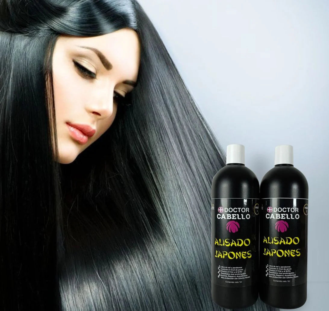 Alisado Japonés Profesional DR CABELLO (Tratamiento y shampoo)