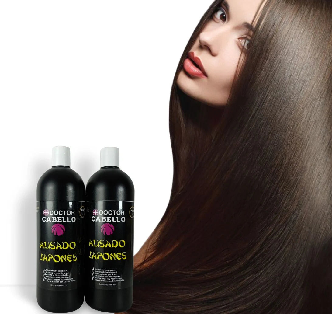 Alisado Japonés Profesional DR CABELLO (Tratamiento y shampoo)