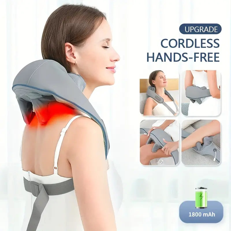 UltraRelax®: Masajeador De Cuello y Espalda Térmico