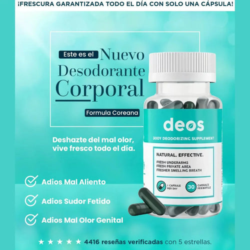 DEOS Desodorante en caps