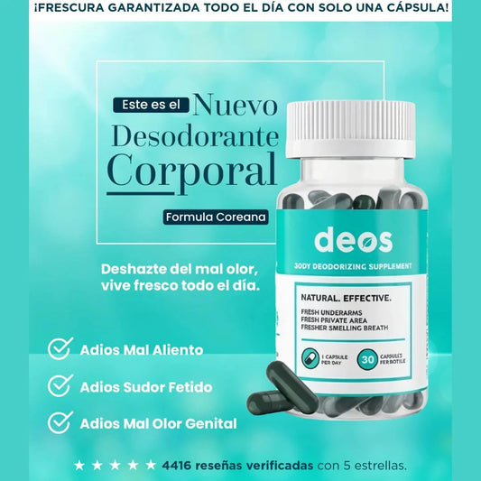 DEOS Desodorante en caps