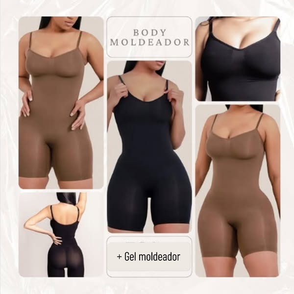 Body moldeador + gratis gel termo reductor 3 en 1