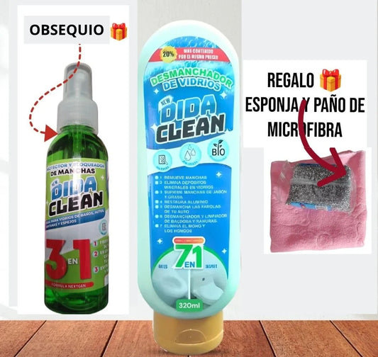DESMANCHADOR DE VIDRIOS ✨DIDA CLEAN EFECTO DIAMANTE