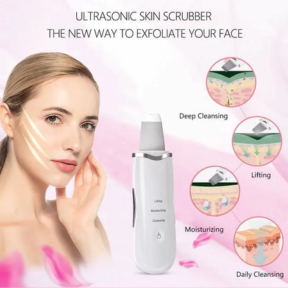 SkinWash Pro® Limpiador Facial Ultrasónico 3 en 1 + Molde para Hielo Facial