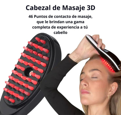 Cepillo Tratamiento Capilar - GlowTherapy® + Aceite VitaOil®
