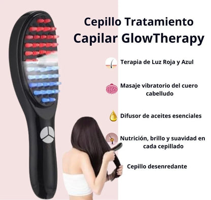 Cepillo Tratamiento Capilar - GlowTherapy® + Aceite VitaOil®