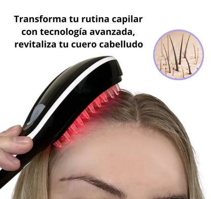 Cepillo Tratamiento Capilar - GlowTherapy® + Aceite VitaOil®